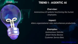 Top 10 AI Trends to Watch in 2024 with Intelisync | PPTX