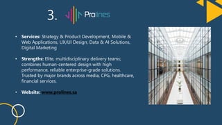 Top 10 App Development Companies in Saudi Arabia 2025 | PDF