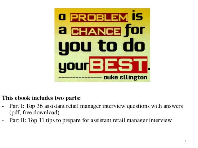 retail manager interview questions with answers on mar 2017 3