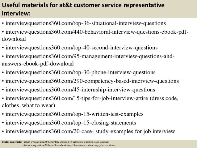 top 10 at t customer service representative interview questions and a customer service representative interview questions and answers