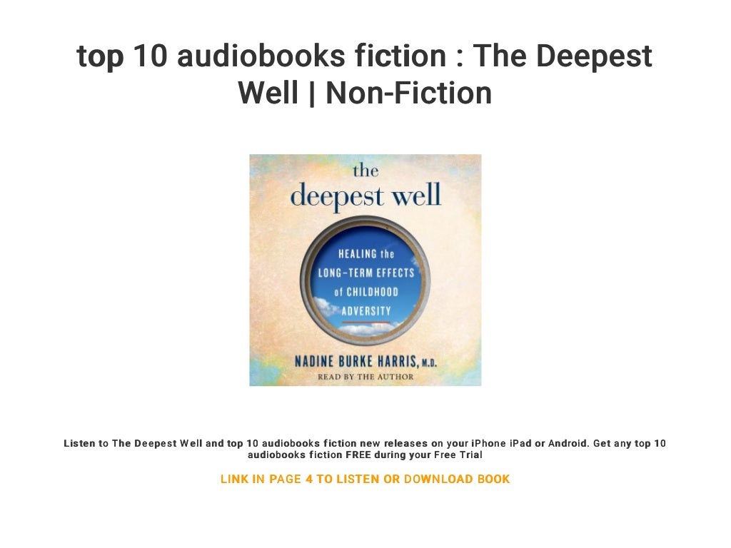top 10 audiobooks fiction The Deepest Well NonFiction