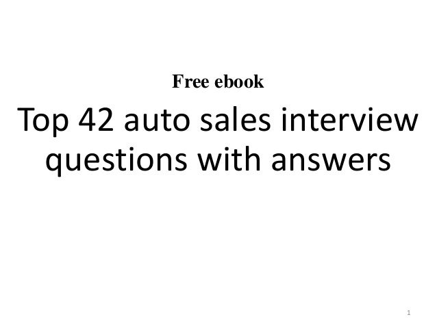 automobile sales agreement