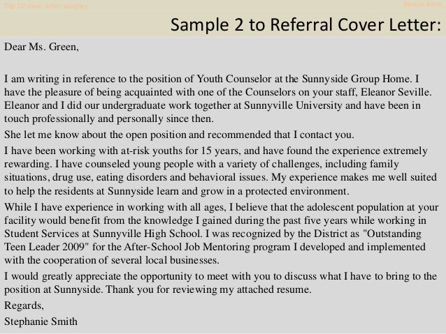 Top 10 Banner Bank Cover Letter Samples