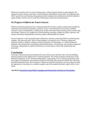 Top 10 Benefits of a Montessori Preschool Education.pdf