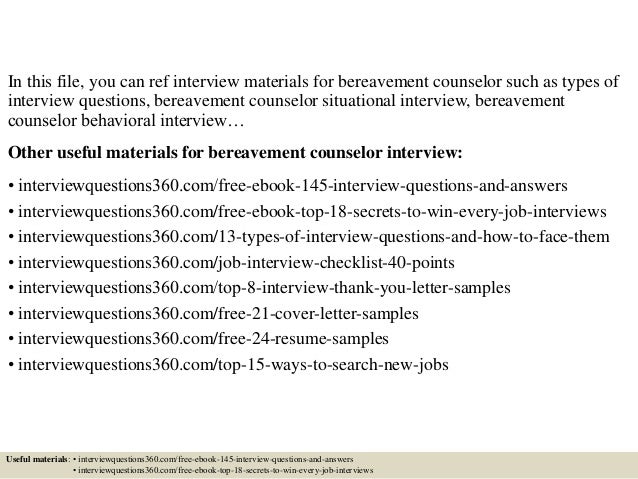 bereavement cover letters