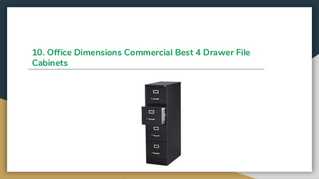 Top 10 Best 4 Drawer File Cabinets In 2019 Review