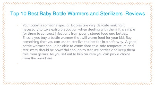 best baby warmer and sterilizer