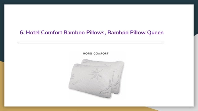 Top 10 Best Bamboo Pillows In 2019 Review