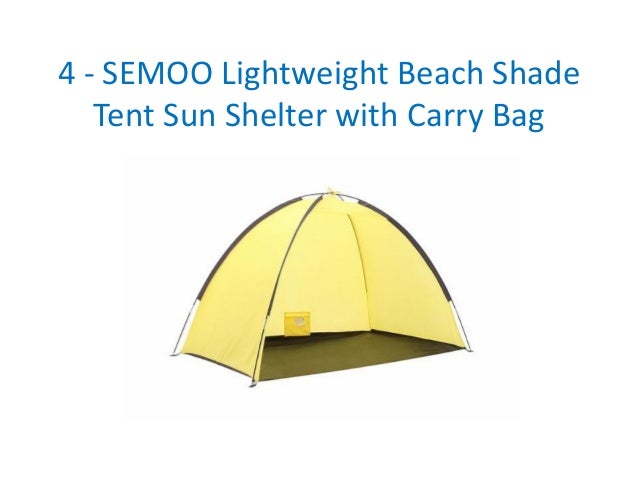 SEMOO Lightweight Beach Shade Tent Sun Shelter with Carry Bag