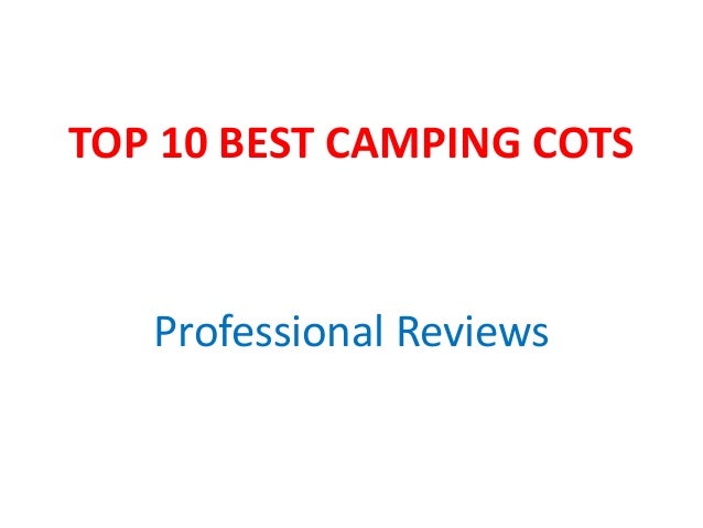 top camping cots