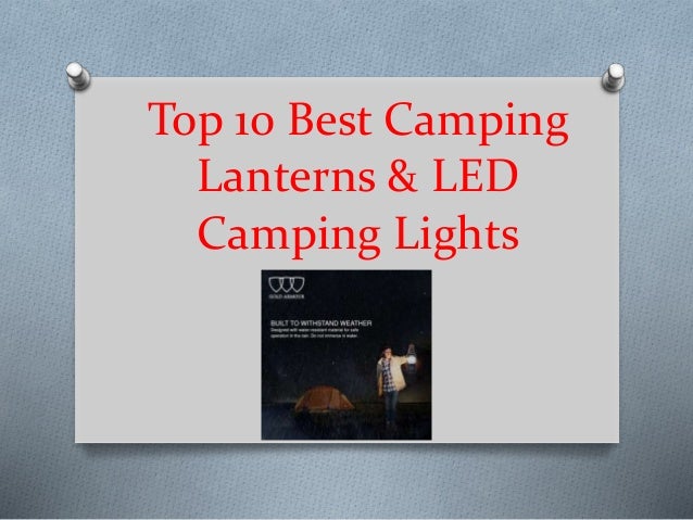 best camping lights