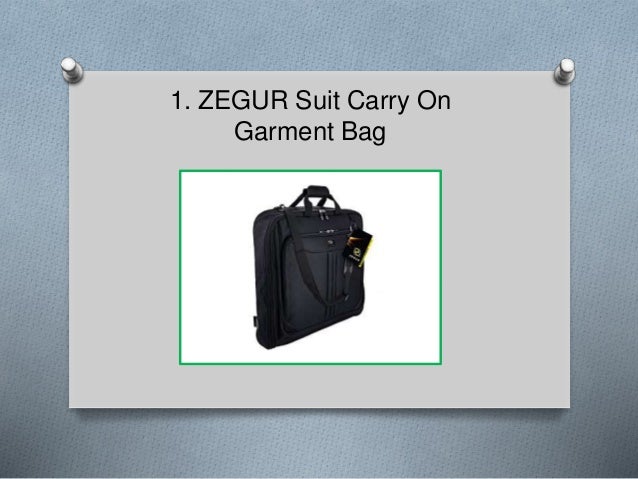 best carry on garment bag 2019