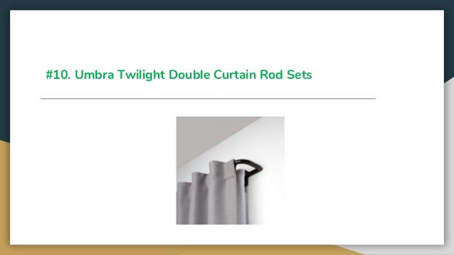 Top 10 Best Double Curtain Rods In 2019 Review