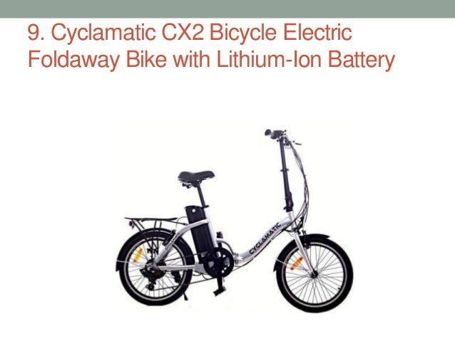 cyclamatic cx2 bicycle