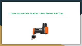 1. Good nature New Zealand – Best Electric Rat Trap
 