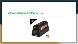 9. Pestrax Best Electric Mouse Trap
 