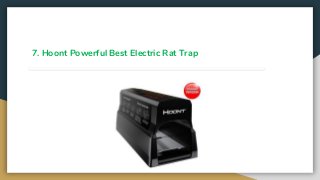 7. Hoont Powerful Best Electric Rat Trap
 