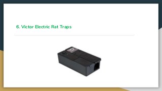 6. Victor Electric Rat Traps
 