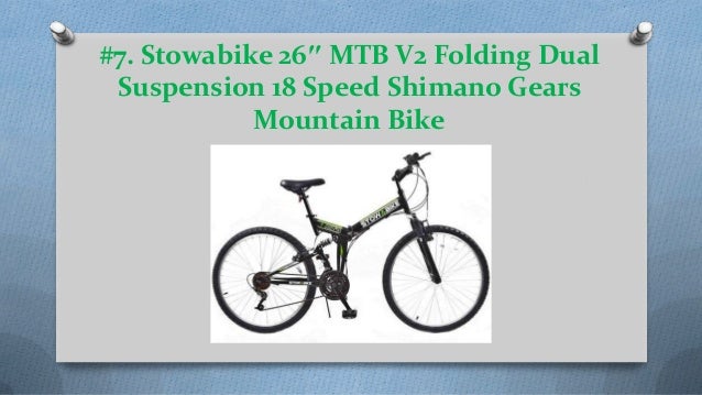 stowabike 26 mtb v2 folding