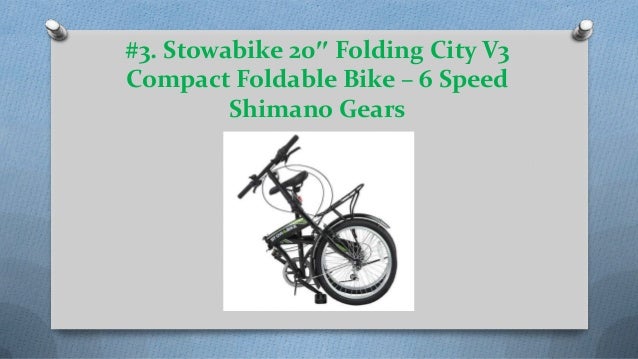stowabike 20 folding city v3