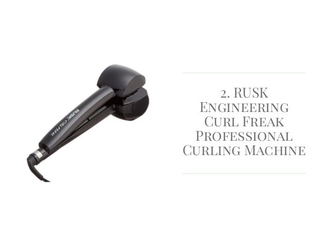 rusk engineering curl freak professional curling machine