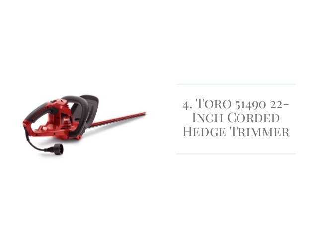toro hedge trimmer