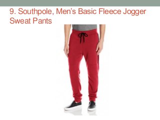 9. Southpole, Men’s Basic Fleece Jogger
Sweat Pants
 