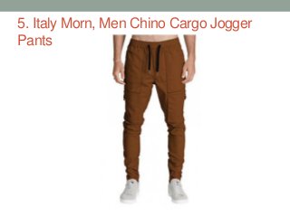 5. Italy Morn, Men Chino Cargo Jogger
Pants
 