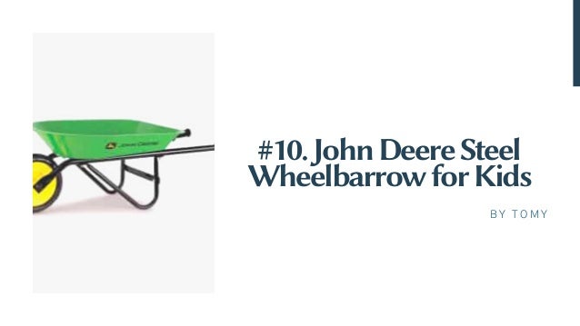 john deere kids wheelbarrow