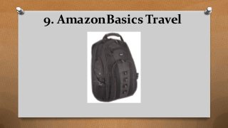 9. AmazonBasics Travel
 