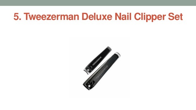 tweezerman deluxe nail clipper set