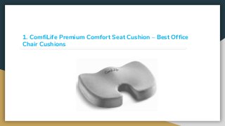 1. ComfiLife Premium Comfort Seat Cushion – Best Office
Chair Cushions
 