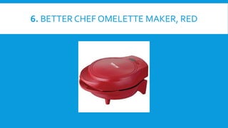 Better Chef Electric Omelet Maker (Red)