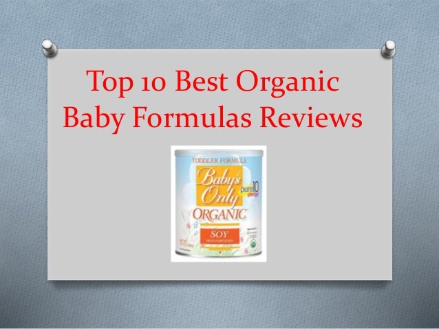 top organic baby formula