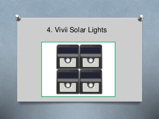 4. Vivii Solar Lights
 