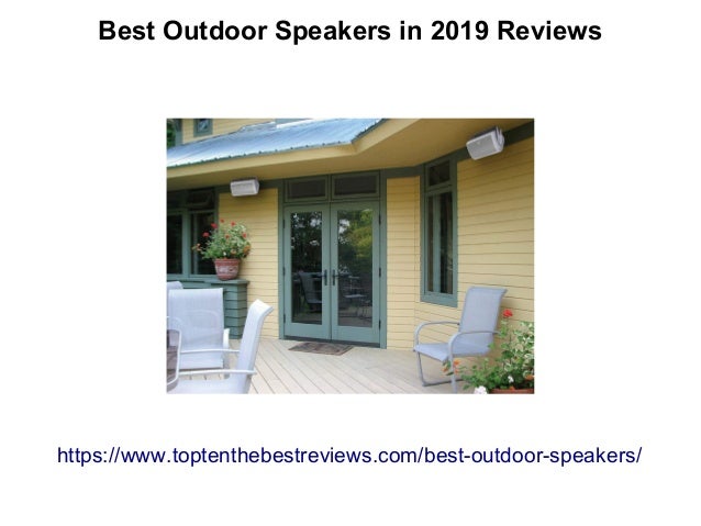 best outdoor speakers 2019