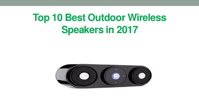 top 10 best wireless speakers