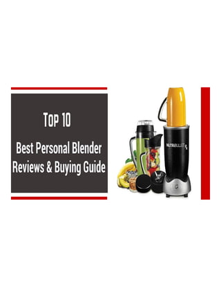 Top 10 best personal blender