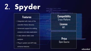 Top 10 IDEs for Python | Edureka | PDF