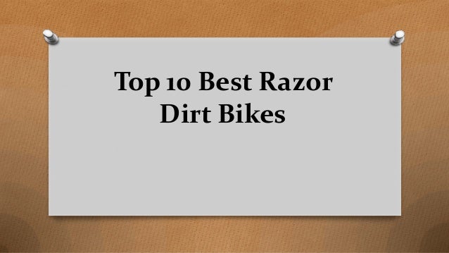 best razor dirt bike