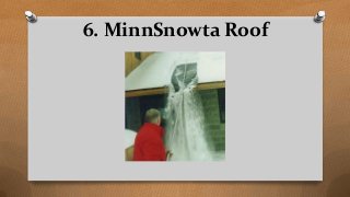 6. MinnSnowta Roof
 