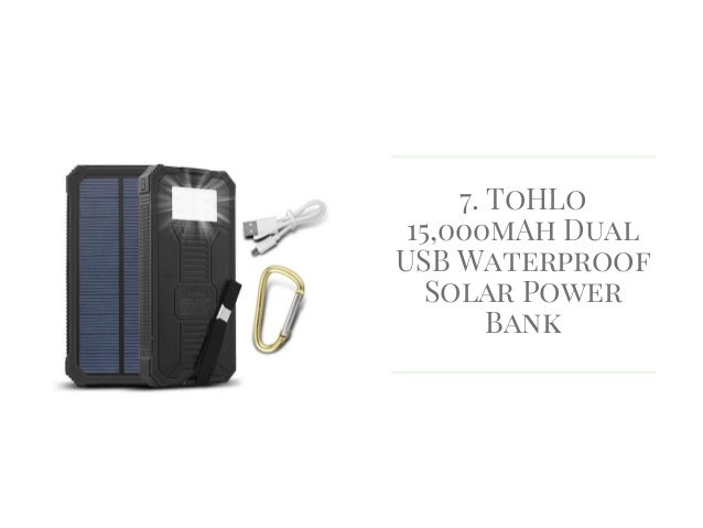 Top 10 Best Solar Charging Power Banks Reviews