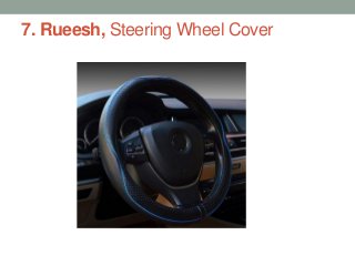 7. Rueesh, Steering Wheel Cover
 