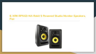 8. KRK RP5G3-NA Rokit 5 Powered Studio Monitor Speakers,
Pair
 