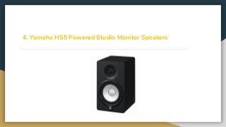 4. Yamaha HS5 Powered Studio Monitor Speakers
 