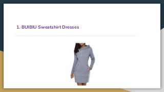 1. BUIBIU Sweatshirt Dresses
 