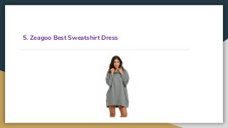 5. Zeagoo Best Sweatshirt Dress
 