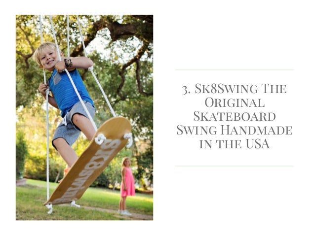 The Original Skateboard Tree Swing Sk8Swing
