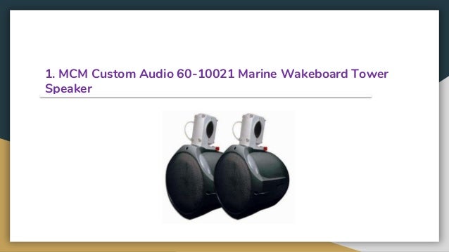 mcm wake tower speakers