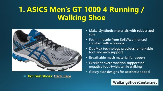 asics gt 1000 flat feet